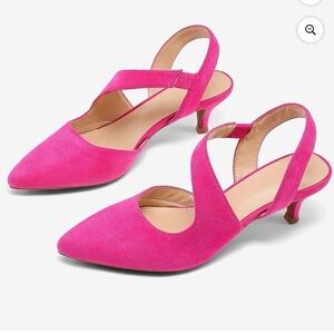 Super cute pink kitten heels NWT